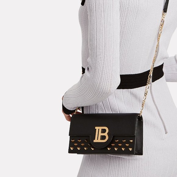 Gorg!  NEW!  Balmain B Studded Crossbody - Picture 1 of 12